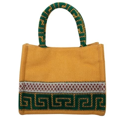 Iosifina - Olympia Fabric Bag Yellow 1 Iosifina - Olympia Fabric Bag Yellow