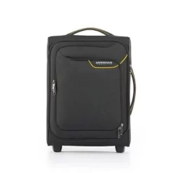 American Tourister - Applite 4 Upright 2 Wheel Black/Mustard 50cm