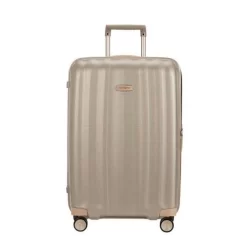 Samsonite - Lite-Cube Prime Spinner Case Matte Ivory Gold 76cm