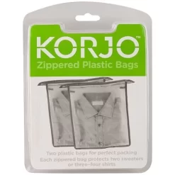 Korjo - Plastic Packing Bags Zippered
