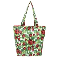 Sachi - Insulated Folding Market Tote Bag Lady Bug