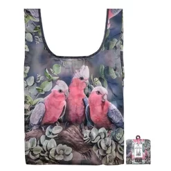 Ashdene - Tote Bag Reusable Australian Bird & Flora Galah