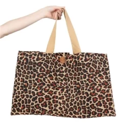 Peter's - Eco-Friendly Jute Market Bag Ocelot Extra Large
