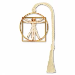David Howell - Da Vinci Vitruvian Man Metal Bookmark